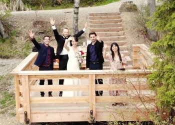 Our friends' intimate wedding in Montana ????