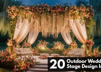 20 Romantic Outdoor Wedding Stage Design Ideas