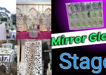 Mirror Stage Wedding | Mirror Wedding Stage | Mirror Wedding Stage Decoration