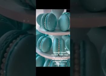 Elegant macaron tower stand Wedding dessert table Anniversary treats bar Birthday Shower macarons