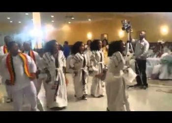 Ethiopian: Welkait Tegede's wedding party in Columbus Ohio, USA