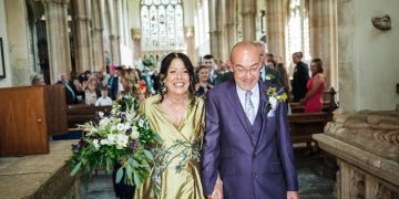 An incredible dress for Rae & Jason’s joyful North Cadbury Court wedding, with Smiling Tiger Studios