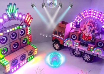 Mini Wedding DJ Light Trolley – The Ultimate Portable Party Solution