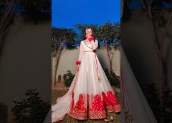 Engagement outfit cutting & stitching✨ pakistani Wedding outfit designing/ viral dress designing