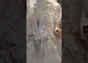 Order 519 Video 7 Princess Ruffle Skirt  Blush Wedding Dress
