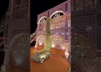 Wedding stage Design//Events Decor #design #wedding #event #decoration #shorts