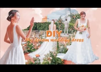I made my Dream wedding dress (plus my wedding veil) in 2 weeks | My perfect wedding series – Ep 5