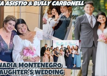 NADIA MONTENEGRO DAUGHTER'S WEDDING ❤️ YNNA ASISTIO & BULLY CARBONELL INTIMATE WEDDING