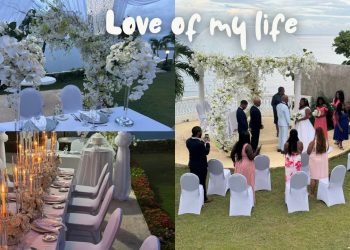 Intimate Wedding Setup by the pool????????‍♀️????‍♂️❤️…Jamaican Event Planner