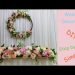 DIY Floral Wreath Backdrop / Wedding Backdrop Mockup / Table Runner