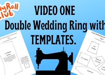 Double Wedding Ring Table Runner Lesson One (Template Method)