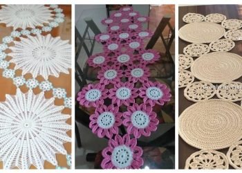 Elegant Easy Useful Fun Crochet Projects Flower Granny Square Table Runner: Easy Pattern Tutorial