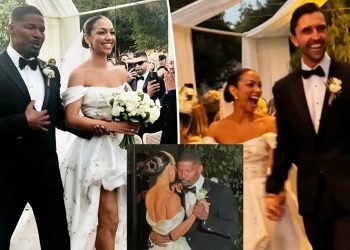 Jamie Foxx emotionally Walks Daughter Corinne down the aisle in intimate Wedding!????