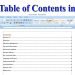 How you can Insert Table of Contents in Word | Microsoft Word || ms word tutorial ||