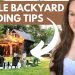 10 TIPS for Planning a SIMPLE BACKYARD WEDDING in 2022