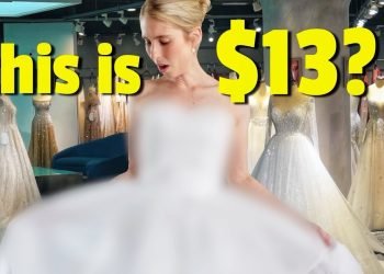 I attempted on China’s CHEAPEST wedding dresses…