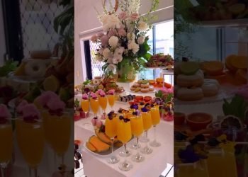 Buffet table styling ???????? #wedding #birthday #decor #buffet #foryou #party #diy #viral #fyp #shorts