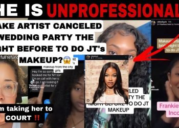 MERCY!???? MUA CANCELLED WEDDING PARTY HOURS BEFORE THE WEDDING TO DO A CELEBRITY MAKEUP: VIRAL TIK TOK