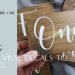 How you can apply decals to Wood Blocks – DIY Wedding Table Numbers