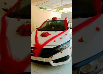 Wedding Automobile decorations fresh Flowers decorations ????????????????❤️????