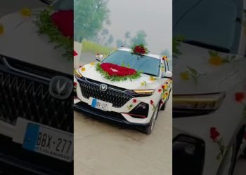 Beautiful Wedding Automotive Decorations With Fresh Flowers |#youtubeshorts #ytshorts #viralvideo