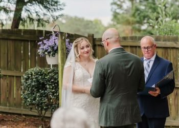 Mr. and Mrs. Haynes | Columbia Backyard Garden Intimate Wedding