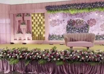 Luxury Wedding Reception Stage Decoration | Modern Marriage Hall Design | Sri Sowbarnikaa Decorators