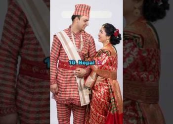 top 10 wedding dress of various countries #short @Topunique8