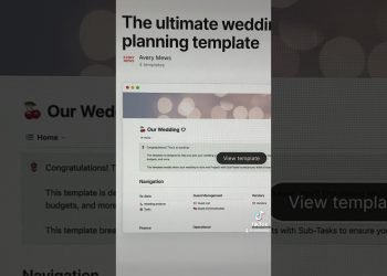Wedding planning in Notion ???? #chapter2 #weddingplanning #notion #notionlovestories