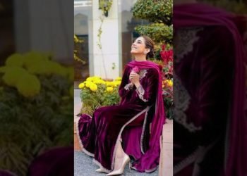 Recent Trendy Velvet Dress Design 2024-2025|| Stunning Wedding Velvet Dress Design 2024 #trendyfashion