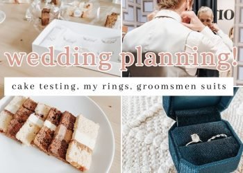 Wedding Planning VLOG ???? | cake testing, sharing my wedding rings, finding groomsmen suits