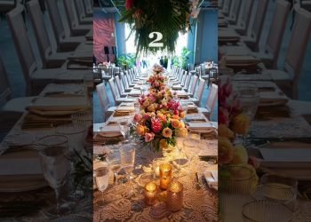 Table Settings: Comment 1-5 With Your Fav ????️ #tablesetting #weddingtable #tabledecoration #wedding