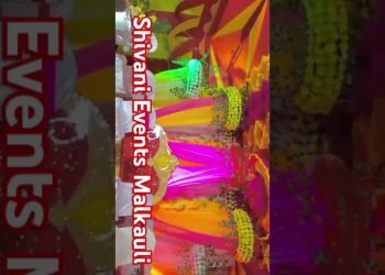 Stage latest design in Shivani flower decoration Malkauli jandaha #song#wedding