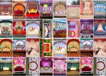 Easy wedding stage decoration ideas|Indian Wedding reception stage design,wedding stage ideas 2024