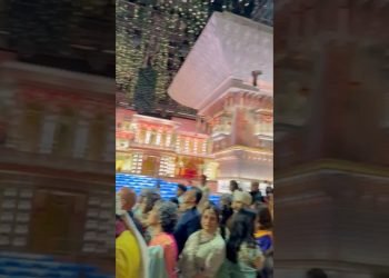 INSIDE grand decoration of Anant Ambani & Radhika Merchant's wedding venue ???? #shorts #anantambani