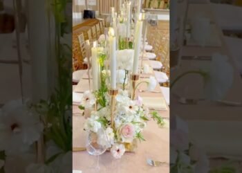 Romantic wedding table decor inspiration✨