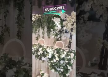 Wedding bride & groom table decorations white/gr #diywedding #wedding #backdrop #bride