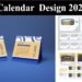 Wedding | birthday | events  | Table Calendar | 2022 | Design | PSD (PN-89)