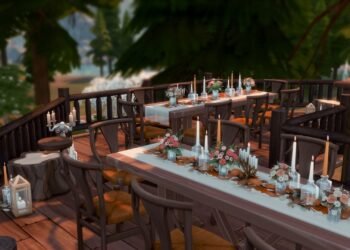 Forest Wedding Venue / The Sims 4 / no cc / stop motion