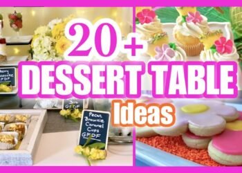 DESSERT TABLE IDEAS! (Backdrops, Recipes & Decor to SAVE Money!)