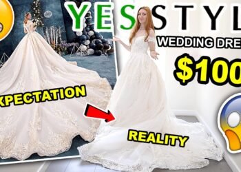 YESSTYLE WEDDING DRESS HAUL | TRYING ON CHEAP WEDDING DRESSES FROM YESSTYLE 2020