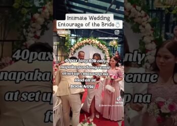 Civil Intimate Wedding with Entourage of the Bride ❣️💍 #music #ctto #song #setup #weddingconsultant