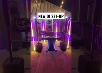 A clean DJ setup is crucial as a marriage DJ!