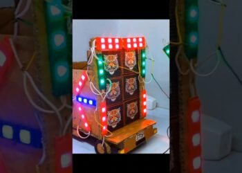 Diy Mini Wedding Dj Road Lights Gadi Wala Dj | Gauri Ganesh Pooja #shorts