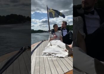 Wedding Day Entrance on a Boat  | Luxury Wedding Planning Suggestions by The Curated Wedding