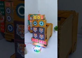 Diy Mini Wedding Dj Road Lights | Navratri Durga Recent Eicher dj truck #shorts