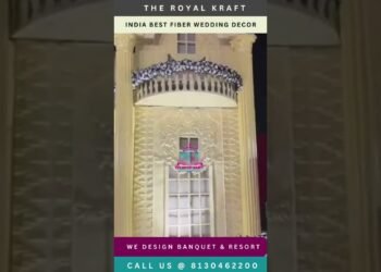 "Royal elegance, handcrafted perfection" || wedding stage design, a masterpiece || The Royal Kraft