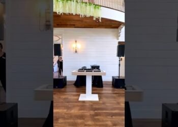Wedding DJ setup views 🙌🏻#dj #weddingdj #dallasdj #clubdj