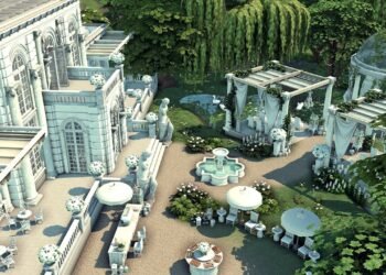 Dream wedding venue + restaurant || The Sims 4 Speed construct