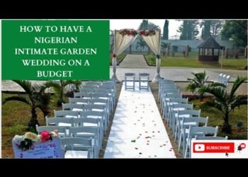 HOW TO HAVE A NIGERIAN INTIMATE GARDEN WEDDING ON A BUDGET.